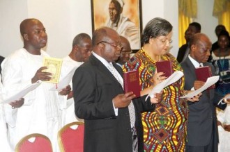  Ghana : Les ministres du gouvernement Mahama en évaluation  